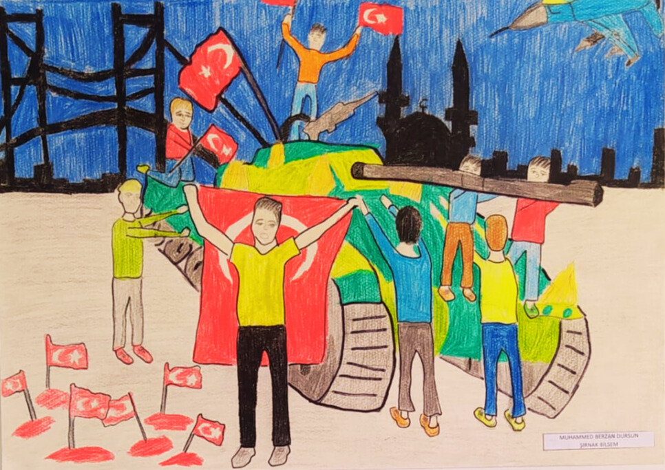 Muhammed Berzan DURSUN-Şırnak BİLSEM- 35x50 kağıt üzerine pastel boya