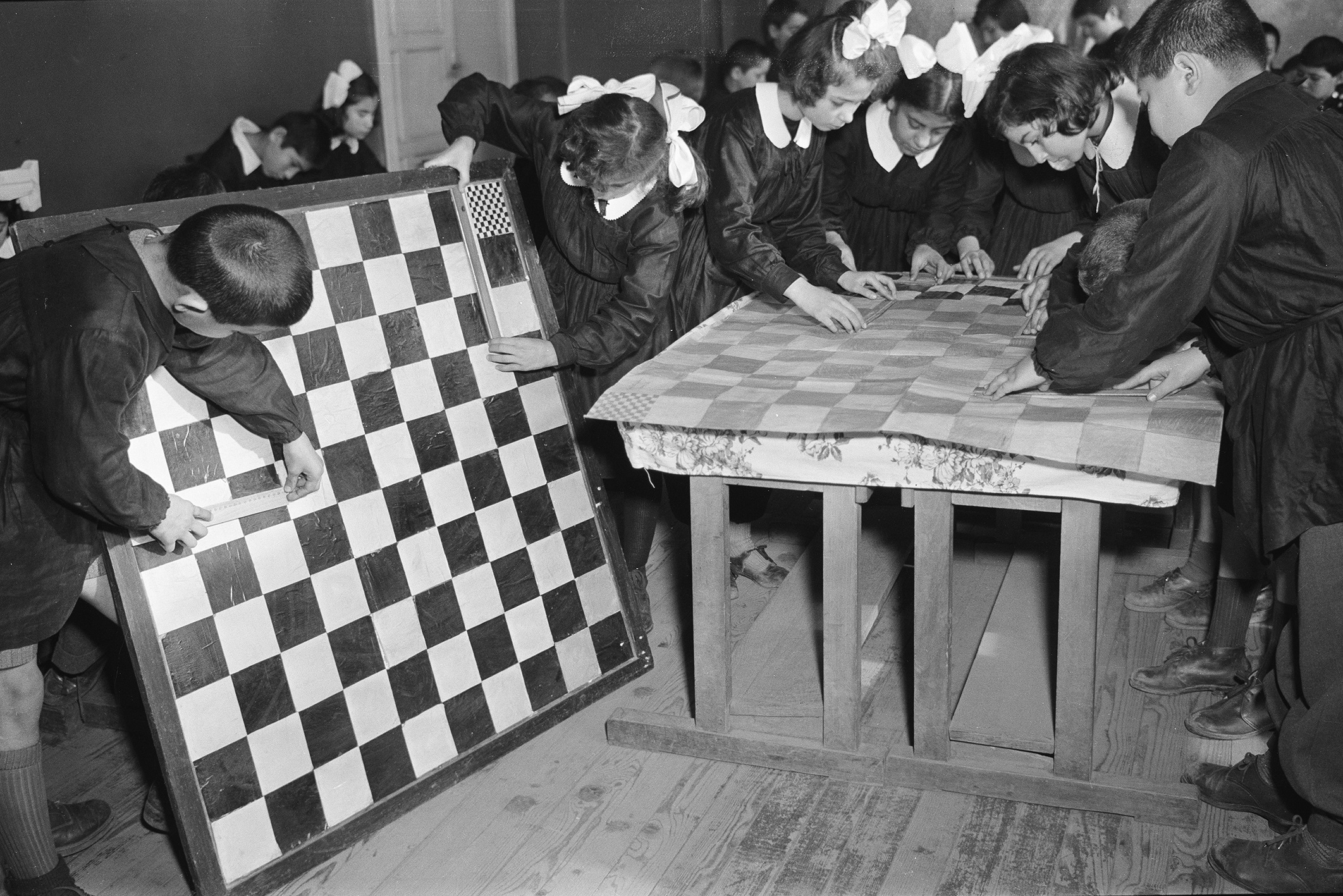 BARBAROS İLKOKULU, ÖLÇÜM ÇALIŞMASI, İSTANBUL, 1953